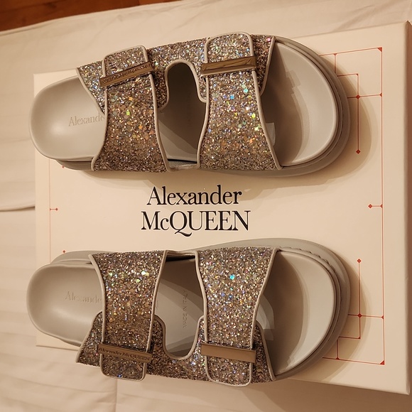 Alexander Mcqueen sparkle slides - Picture 1 of 3